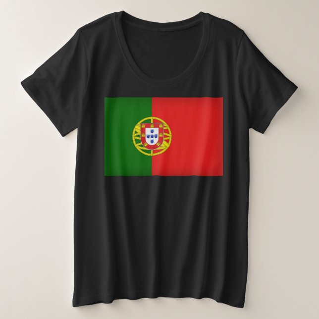 Portuguese designs  plus size T-Shirt (Design Front)