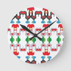 Portuguese designs round clock