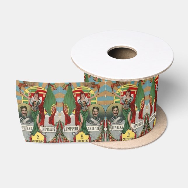 Portuguese designs  satin ribbon (Spool)