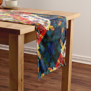 Portuguese designs short table runner