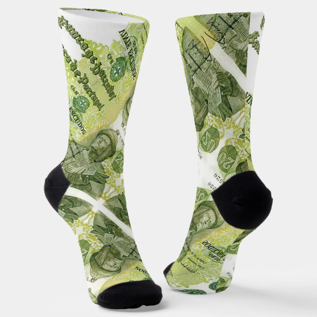 Portuguese designs socks (Angled)