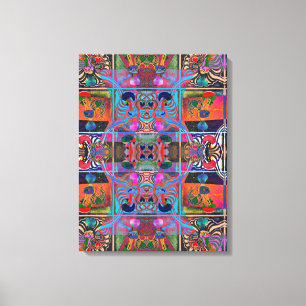Portuguese designs Stretched Canvas Print