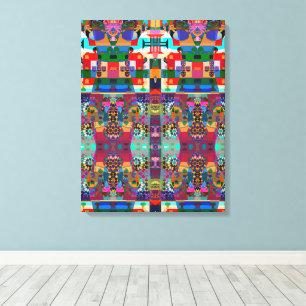 Portuguese designs Stretched Canvas Print