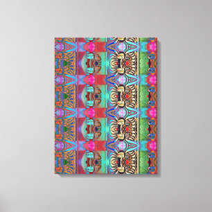 Portuguese designs Stretched Canvas Print