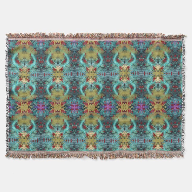 Portuguese designs Throw Blanket (Front)