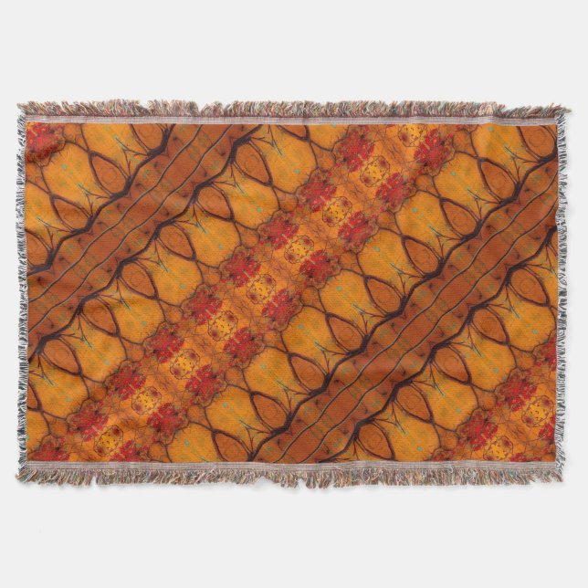 Portuguese designs Throw Blanket (Front)