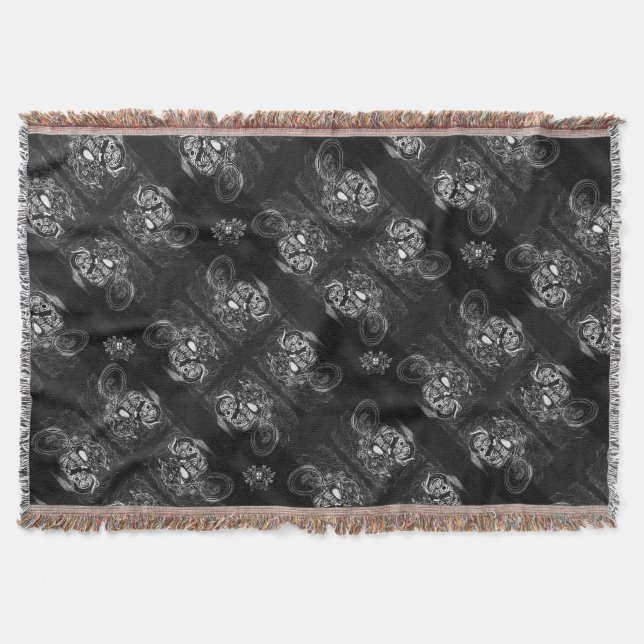 Portuguese designs throw blanket (Front)