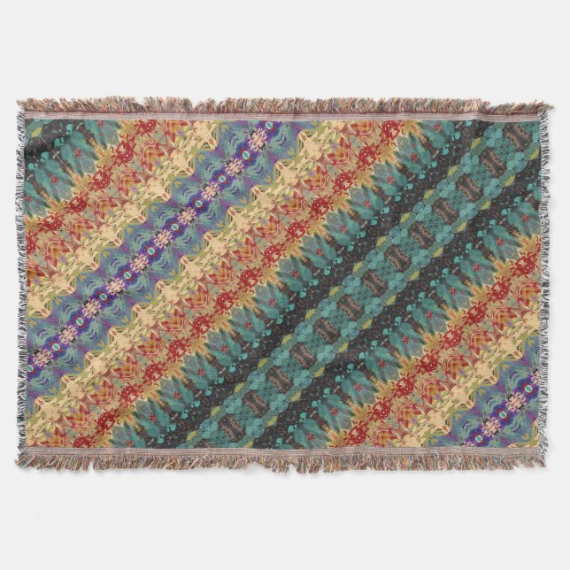 Portuguese designs Throw Blanket (Front)