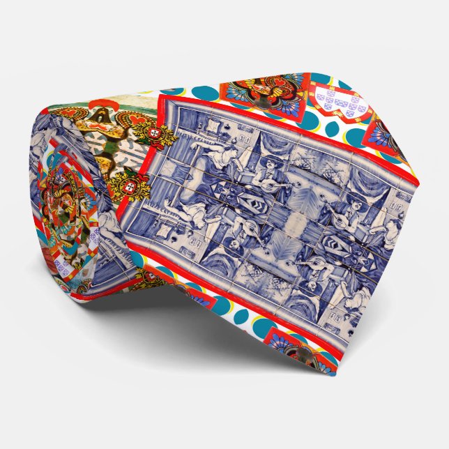 Portuguese designs tie (Rolled)