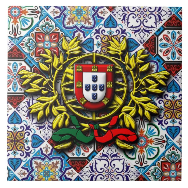 Portuguese designs  tile (Front)