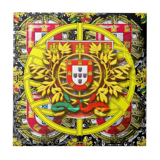 Portuguese designs  tile (Front)