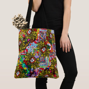 Portuguese designs tote bag