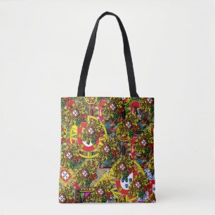 Portuguese designs tote bag