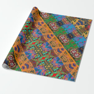 Portuguese designs wrapping paper
