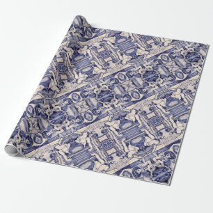 Portuguese designs wrapping paper