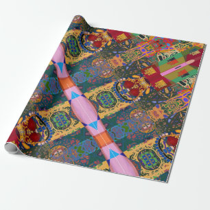 Portuguese designs wrapping paper