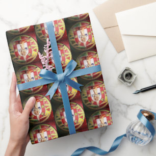 Portuguese designs wrapping paper