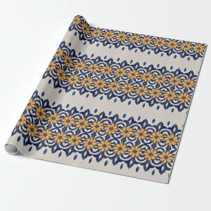 Portuguese designs wrapping paper