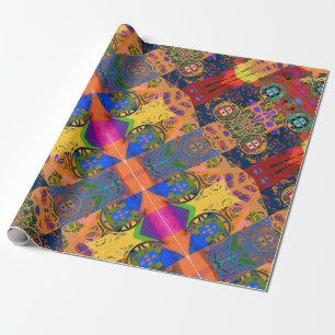Portuguese designs wrapping paper