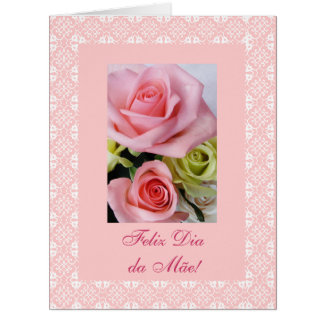 Portuguese: Dia da Mãe -LARGE card