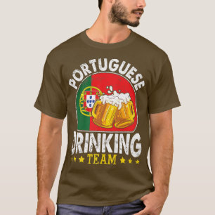 Portuguese Drinking Team Happy Oktoberfest Day Bee T-Shirt