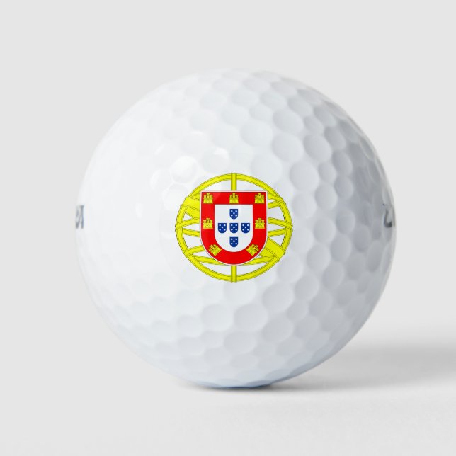 Portuguese Emblem Golf Balls (Front)