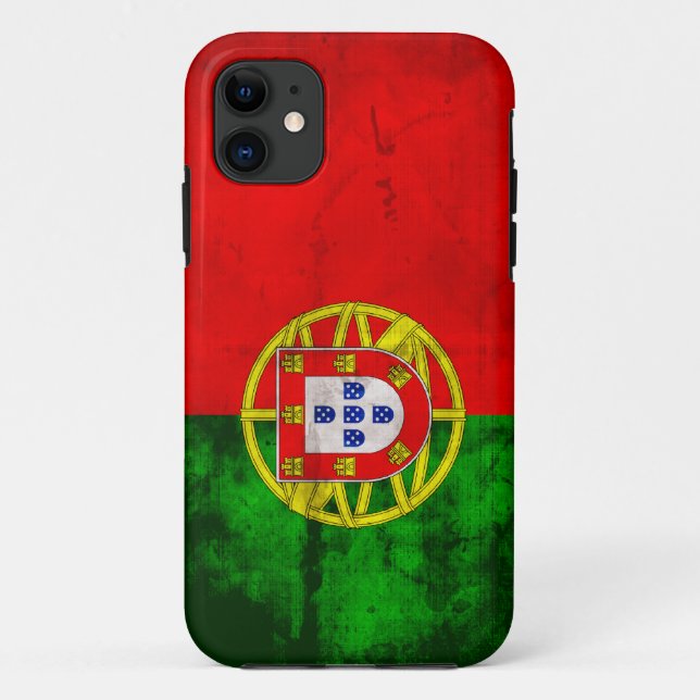 Portuguese Flag Case-Mate iPhone Case (Back)
