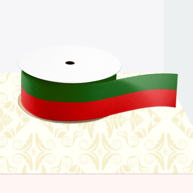 Portuguese flag colours ribbon, Portugal /sports Grosgrain Ribbon (Creator Uploaded)