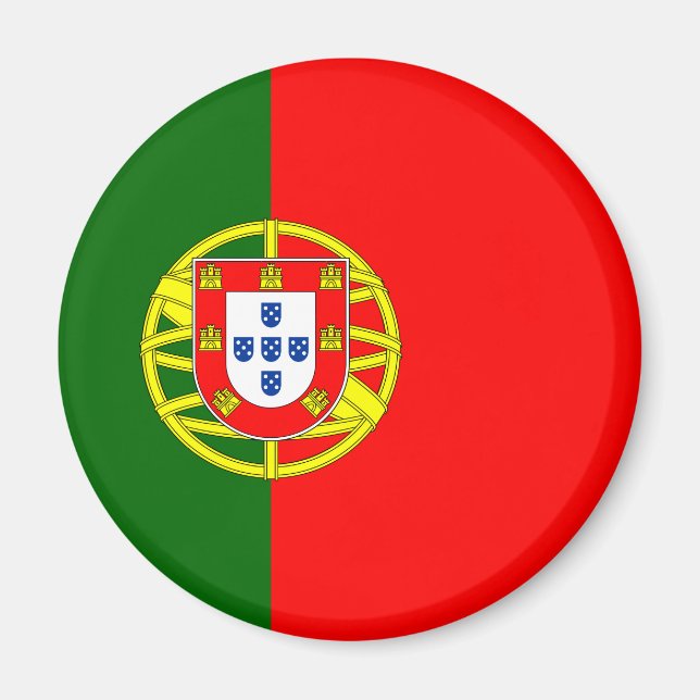 Portuguese Flag Magnet (Front)