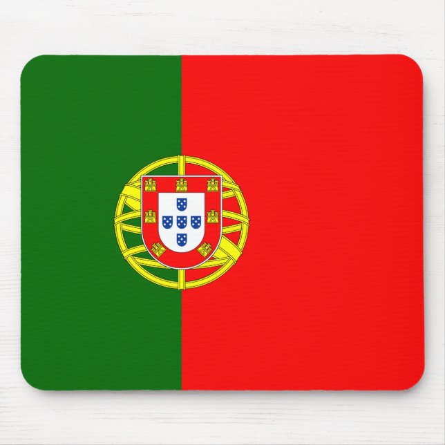 Portuguese Flag Mouse Pad (Front)