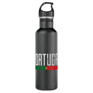 Portuguese Flag On Soccer Ball Portugal Football J 710 Ml Water Bottle