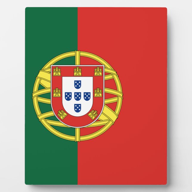 Portuguese Flag Plaque (Front)