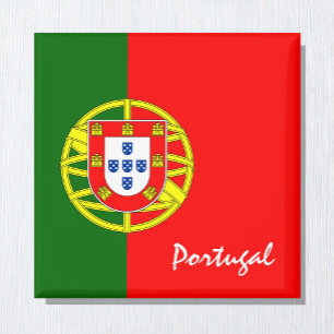 Portuguese flag & Portugal holiday/sports fans Magnet