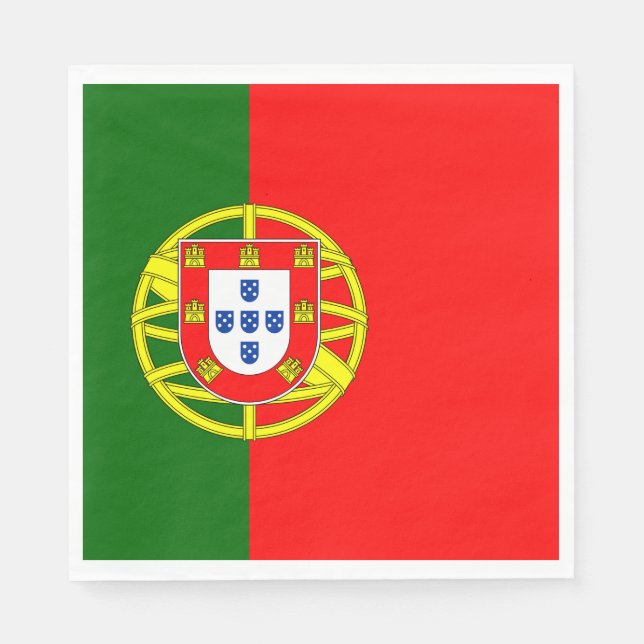 Portuguese Flag (Portugal) Napkin (Front)