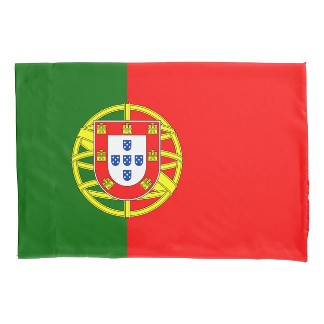 Portuguese Flag (Portugal) Pillowcase (Front)