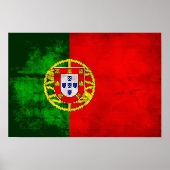 Portuguese Flag Poster (Front)