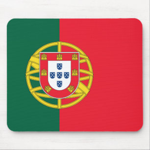 Portuguese flag quality mouse pad