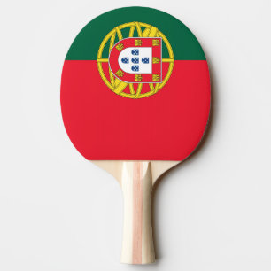 Portuguese flag quality ping pong paddle