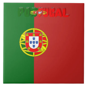 Portuguese flag tile