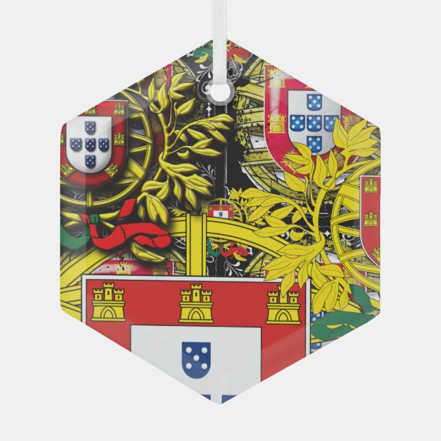 Portuguese folk art ceramic ornament (Front)