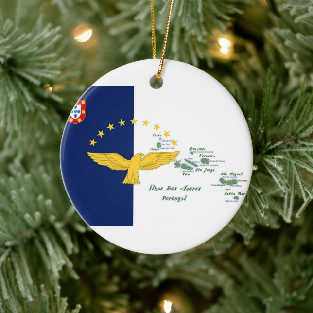 Portuguese folk art ceramic tree decoration (Tree)