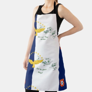 Portuguese folk art design apron