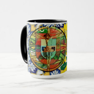 Portuguese folk art mug