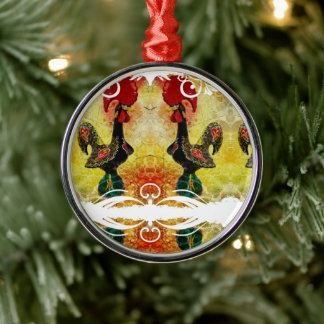 Portuguese folk music metal tree decoration