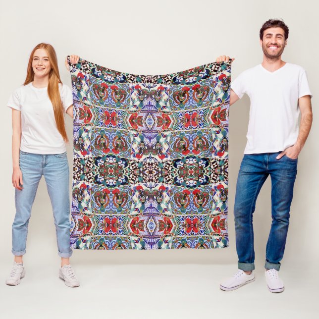 Portuguese Galo de Barcelos  Fleece Blanket (In Situ)