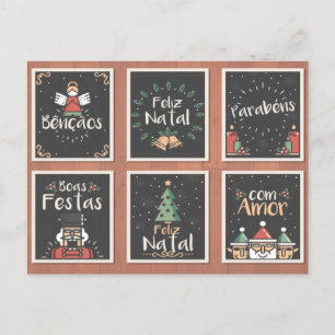 PORTUGUESE HAPPY CHRISTMAS CARD SET
