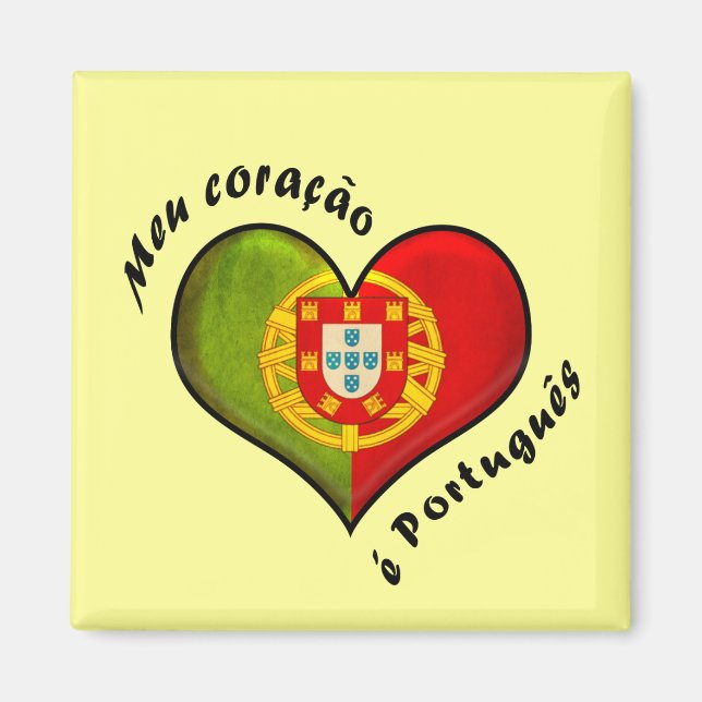 Portuguese heart magnet (Front)