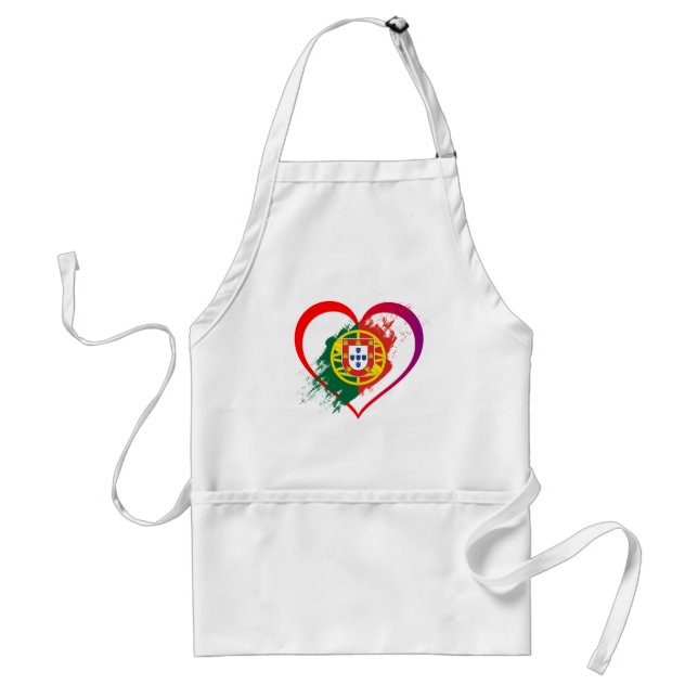 Portuguese heart standard apron (Front)