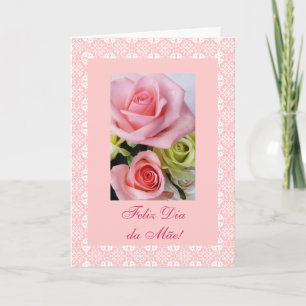 Portuguese: Mother's day / Dia da Mãe Card