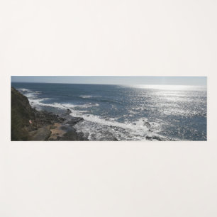 Portuguese Ocean Beach Waves Exercise Yoga Mat